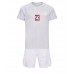 Denmark Pierre-Emile Hojbjerg #23 Replica Away Minikit World Cup 2022 Short Sleeve (+ pants)